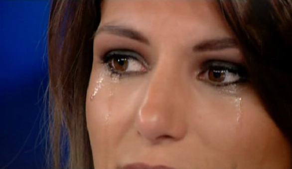 Miss Italia che piange