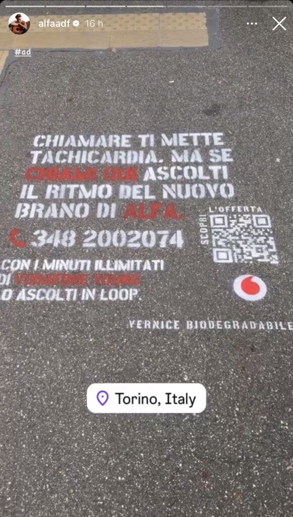 Alfa "Il Filo Rosso" Vodafone