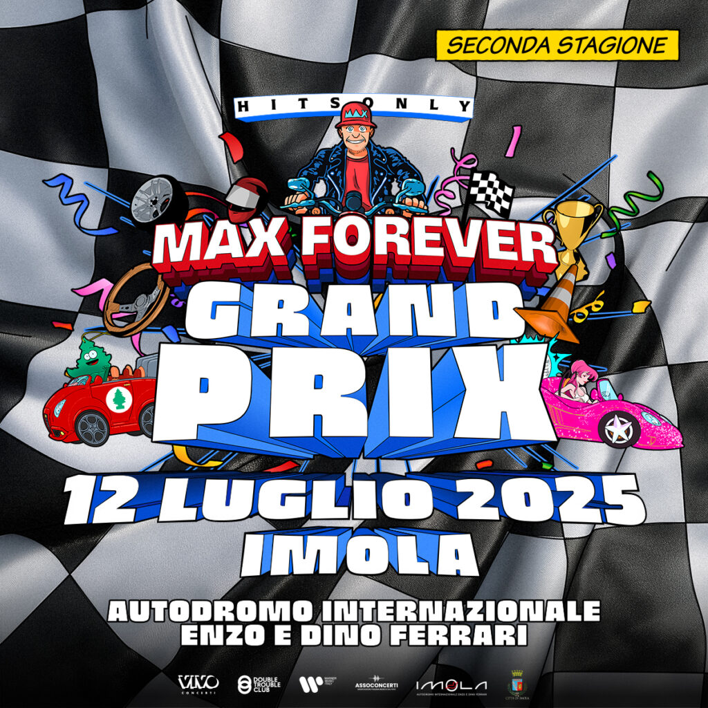 Max Pezzali Max Forever Grand Prix biglietti