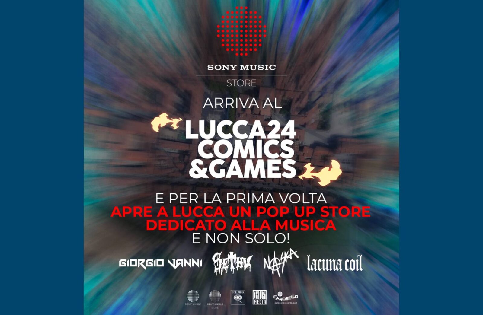 Sony Music Italy, divisione italiana di una delle più grandi realtà musicali al mondo, sarà la prima casa discografica a partecipare al LUCCA COMICS & GAMES 2024,