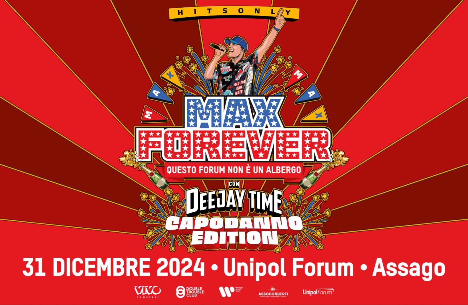 MAX PEZZALI annuncia a sorpresa una nuova data speciale a Capodanno