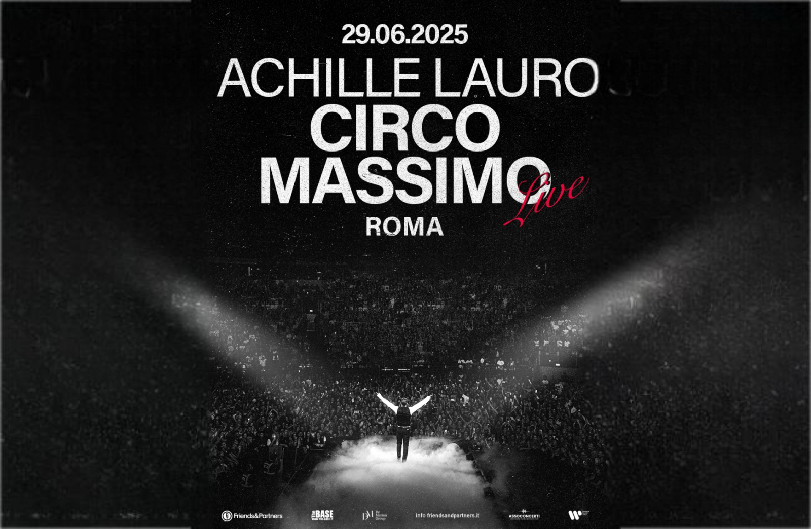 ACHILLE LAURO annuncia un live al Circo Massimo