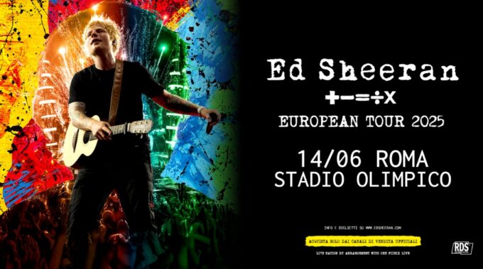RDS 100% GRANDI SUCCESSI ti porta al concerto di Ed Sheeran. Partecipa al concorso.