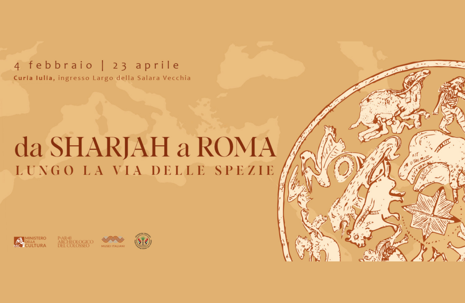 Roma, Parco Archeologico del Colosseo: "Da Sharjah a Roma lungo la Via delle Spezie"