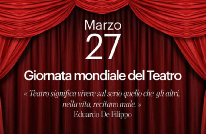 27 marzo Giornata Mondiale del Teatro