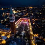 Jean-Michel Jarre in Piazza San Marco a Venezia per uno spettacolo unico