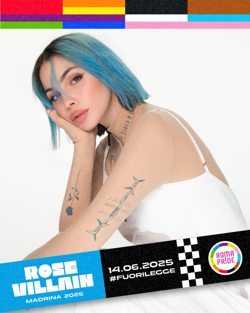 Rose Villain Roma Pride 2025