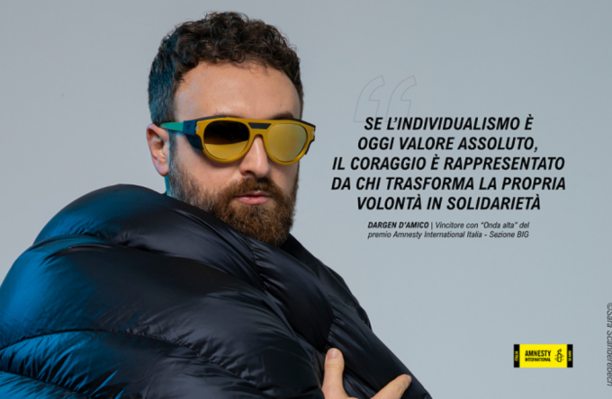 Dargen D'Amico Premio Amnesty International Italia 2025
