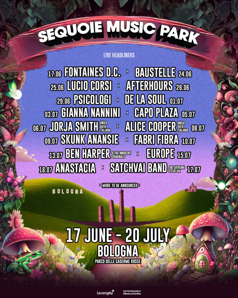 Sequoie Music Park 2025 Bologna