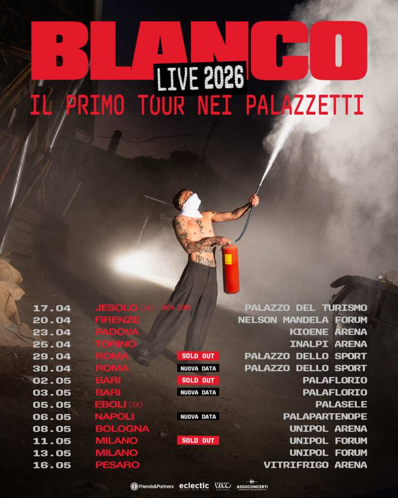date Blanco “Il primo tour nei palazzetti”