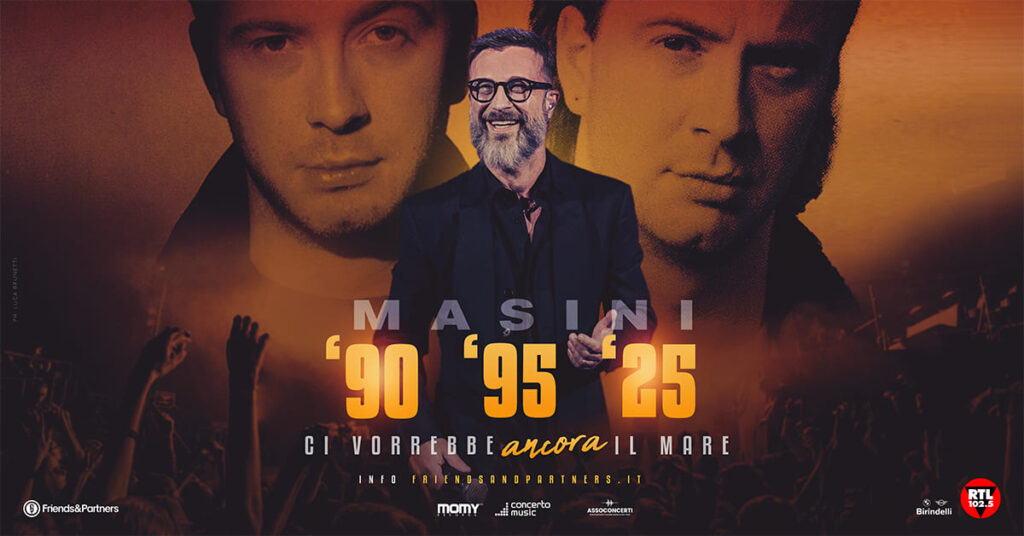 Marco Masini "Ci vorrebbe ancora il mare" Tour MASINI: al via stasera con la data zero a Capannori (Lucca) il tour "CI VORREBBE ANCORA IL MARE",