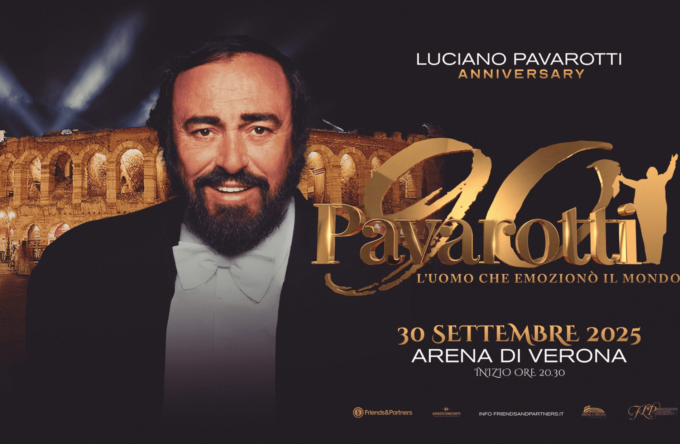 scaletta Pavarotti 90 Arena di Verona