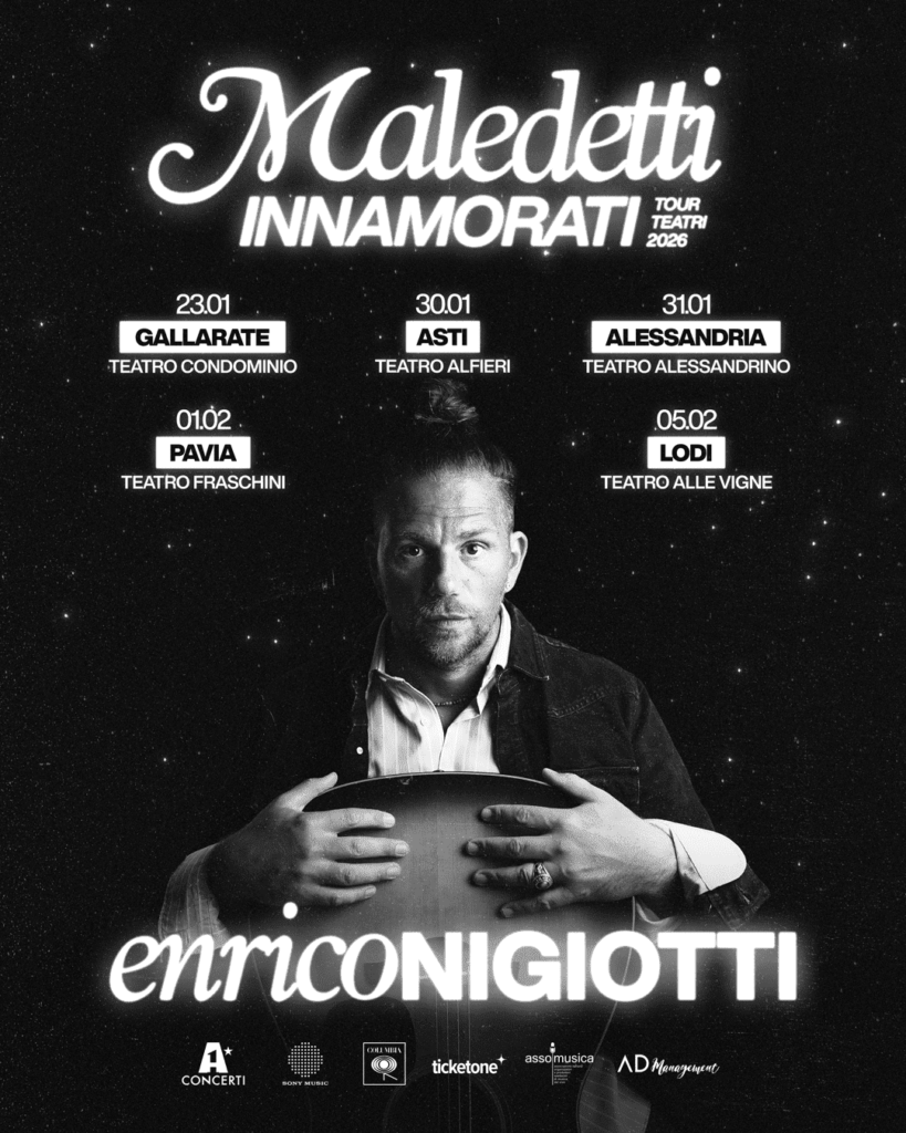 Date Enrico Nigiotti tour teatri 2026