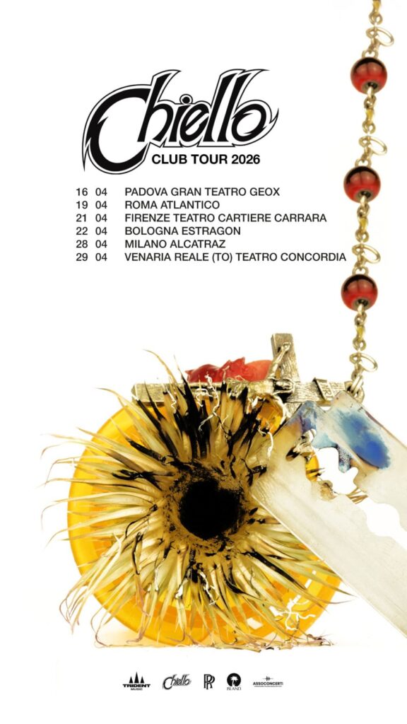 Chiello Club Tour 2026 scaletta