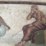 Dettaglio Affresco Ercole Bambino da Civita Giuliana