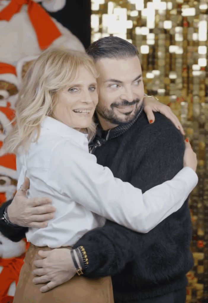 Simone Belli Christmas Party 2025. Simone Belli e Isabella Ferrari