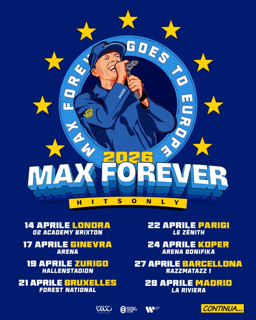 Max Pezzali MAX FOREVER – Goes to Europe 2026