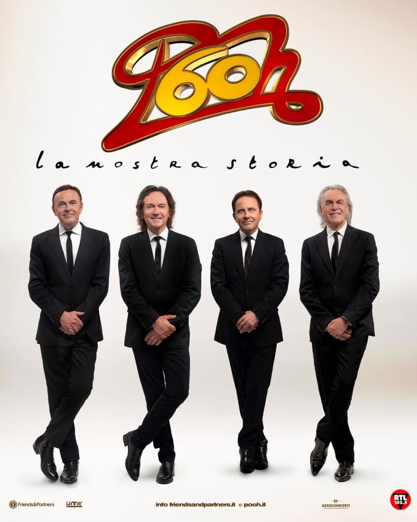 scaletta Pooh 60 tour 2026