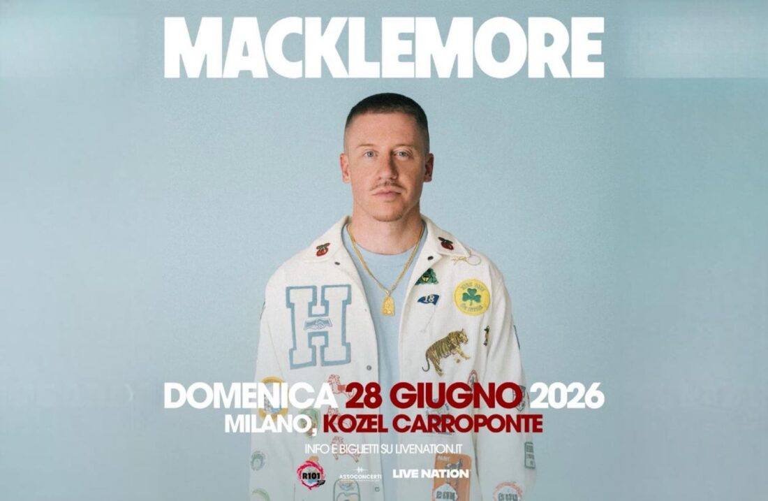 scaletta Macklemore concerto Italia Milano estate 2026