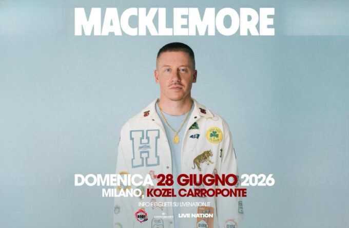 scaletta Macklemore concerto Italia Milano estate 2026