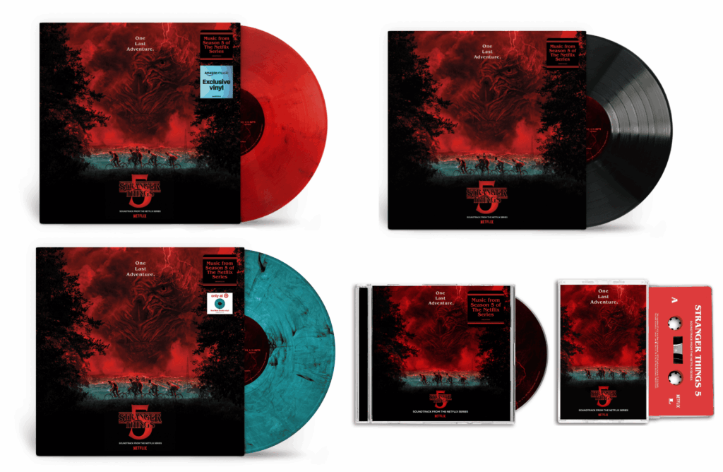 Stranger Things 5 colonna sonora CD vinile e musicassetta
