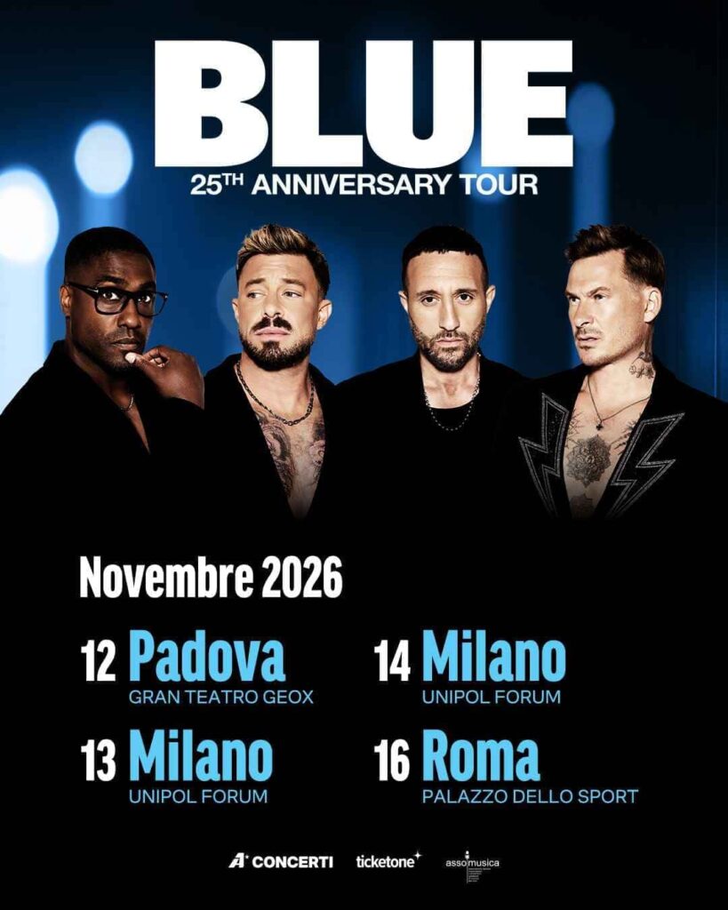 scaletta Blue concerto