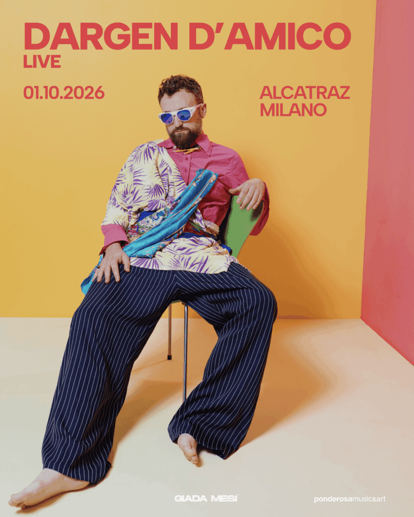 Dargen D’Amico Alcatraz il 1° ottobre