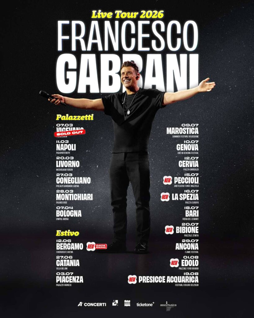 date Gabbani concerto