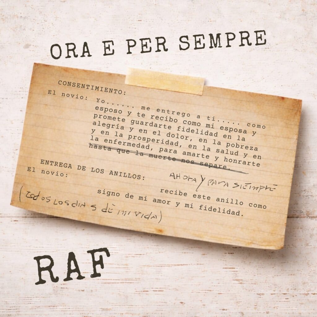 Ora e per sempre cover