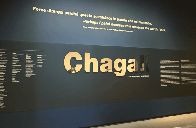 dati Mostra Chagall Ferrara