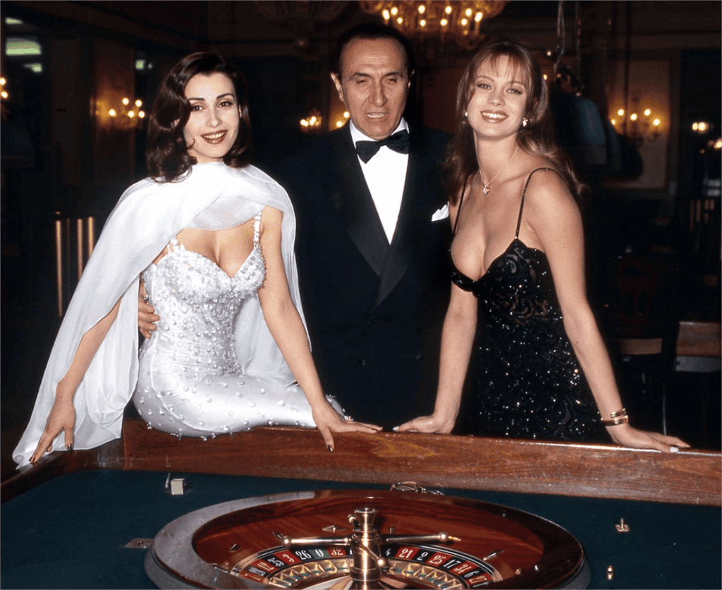 Claudia Koll, Pippo Baudo e Anna Falchi Sanremo