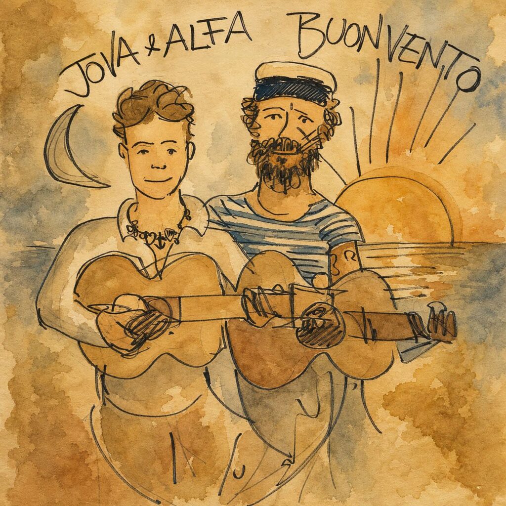 artwork Jovanotti e Alfa Buon Vento