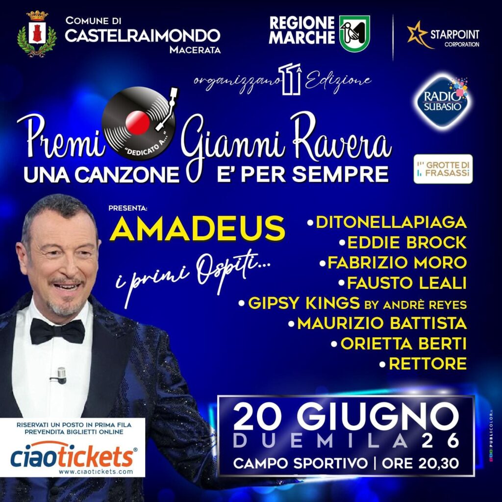 cantanti Premio Ravera 2026