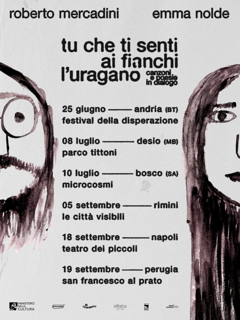date Roberto Mercadini Emma Nolde Tu che ti senti ai fianchi l’uragano”