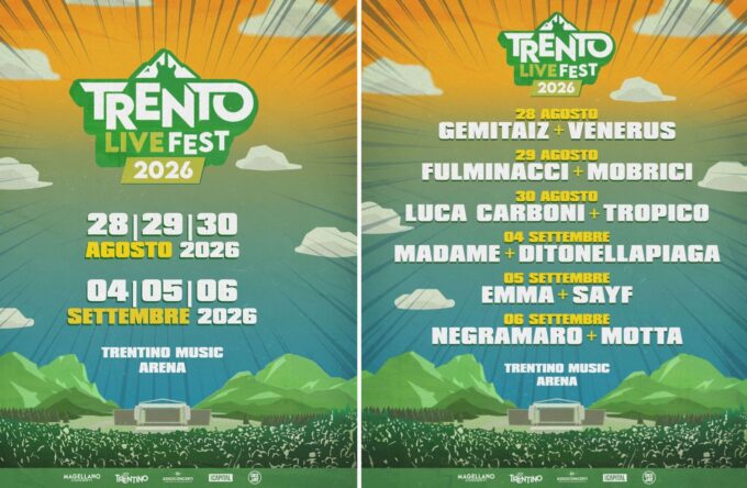 info Trento Live Fest 2026