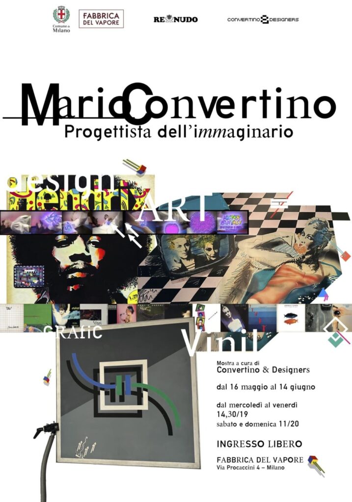 Locandina mostra Mario Convertino Milano