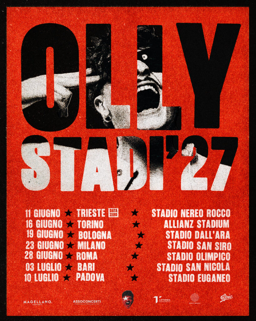 scaletta Olly Stadi 2027