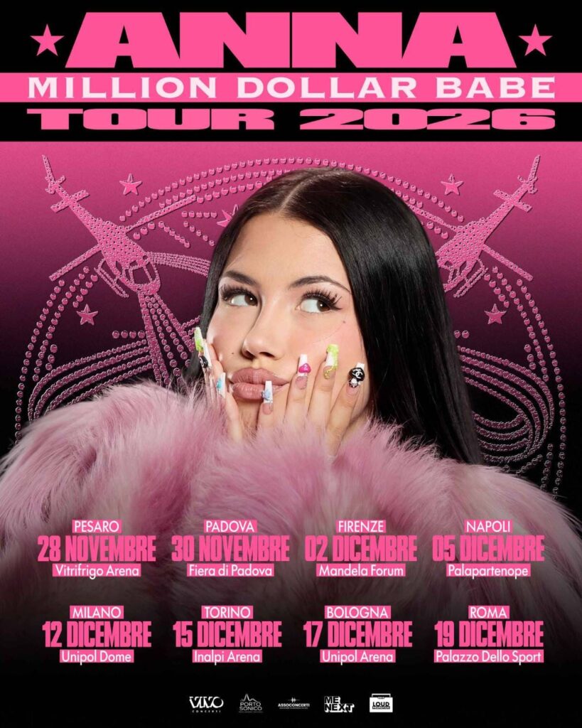 scaletta Anna Million Dollar Babe Tour