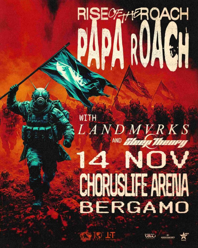 scaletta Papa Roach in Italia