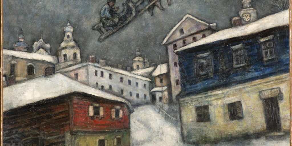 Russian village Chagall a Vercelli