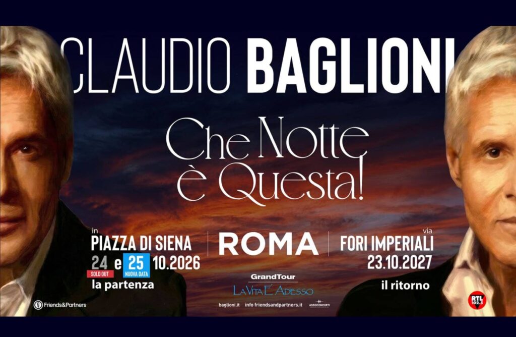 scaletta Claudio Baglioni
