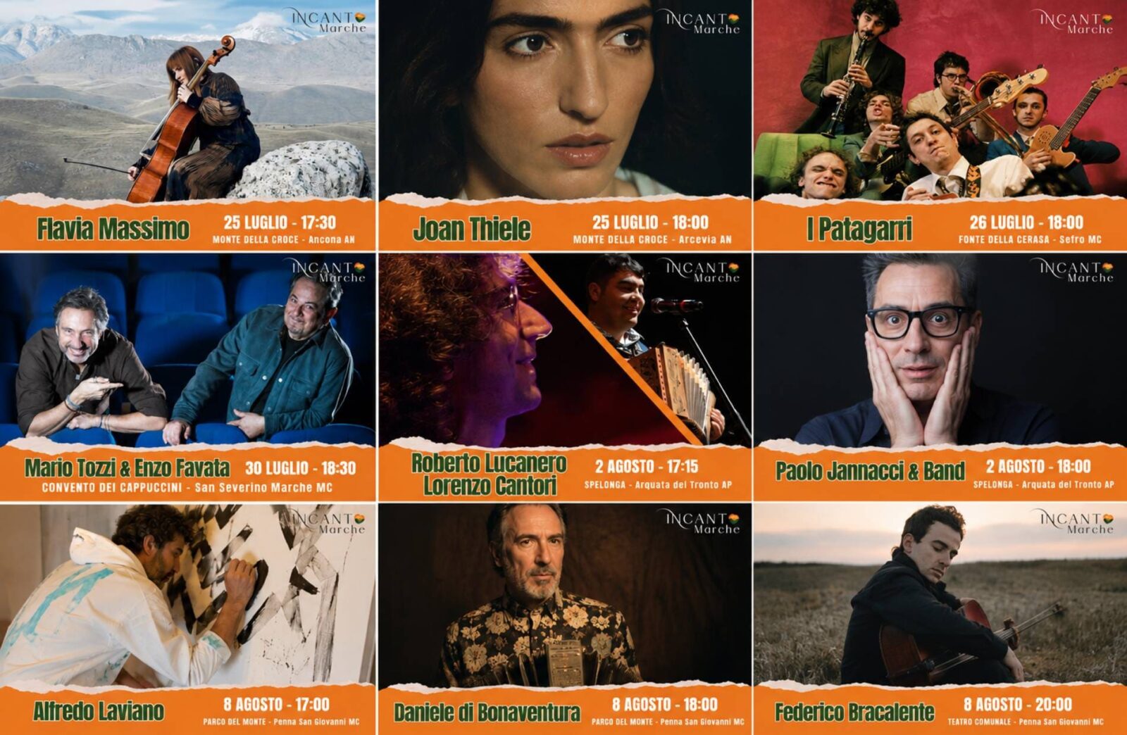 IncantoMarche 2026 programma