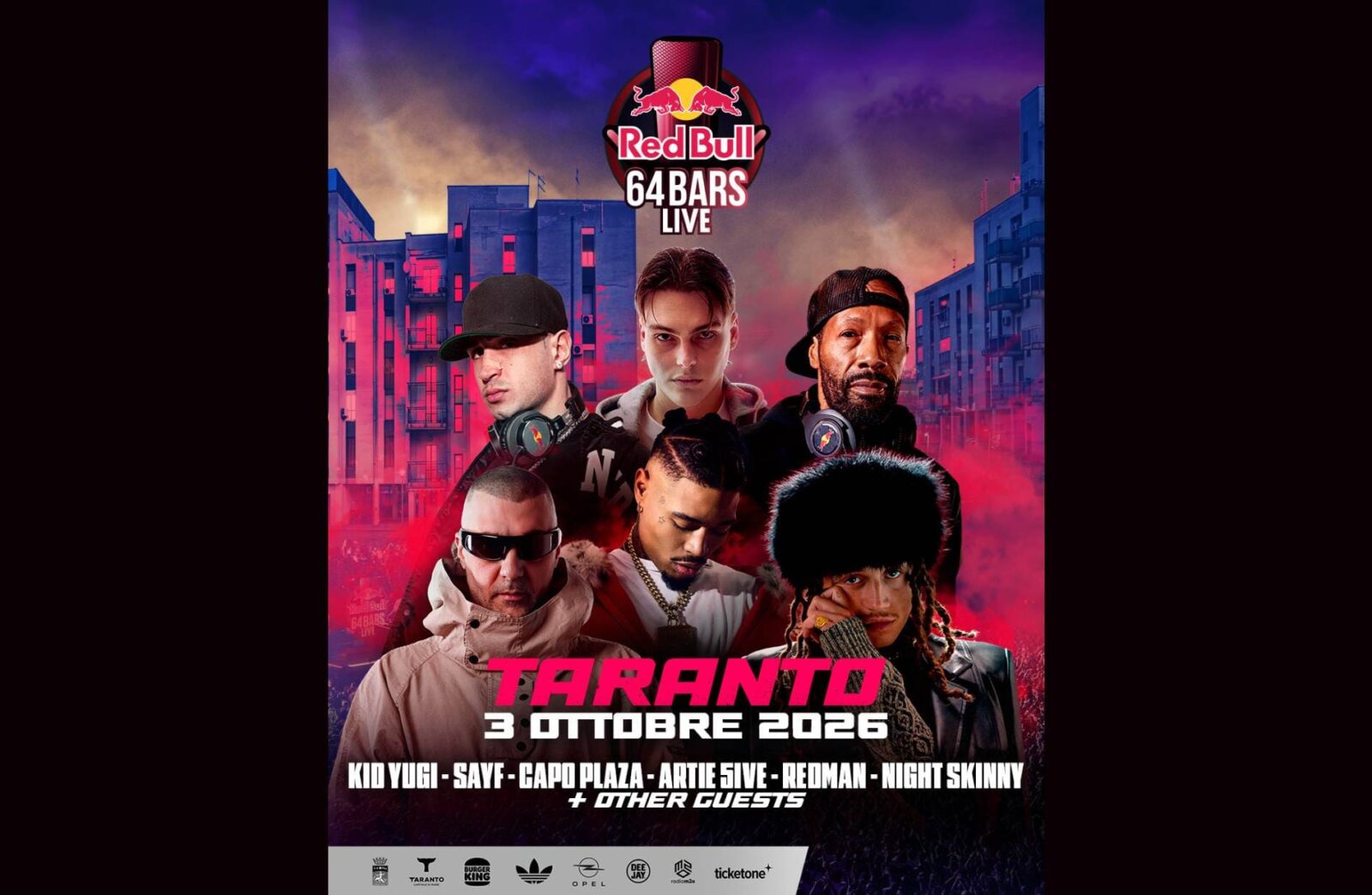 Red Bull 64 Bars Live 2026