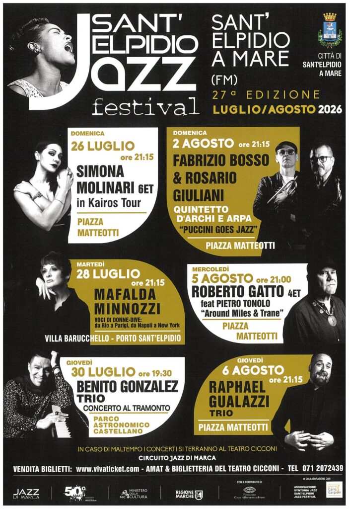programma Sant’Elpidio Jazz Festival 2026