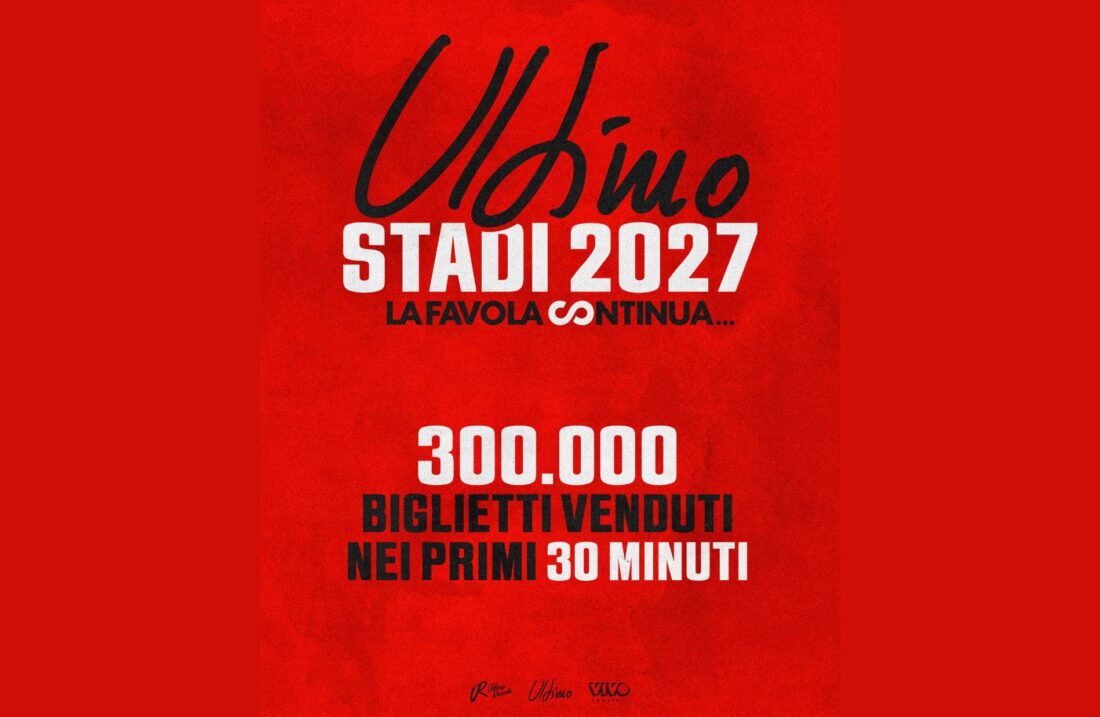 scaletta Ultimo tour stadi 2027