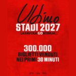 scaletta Ultimo tour stadi 2027