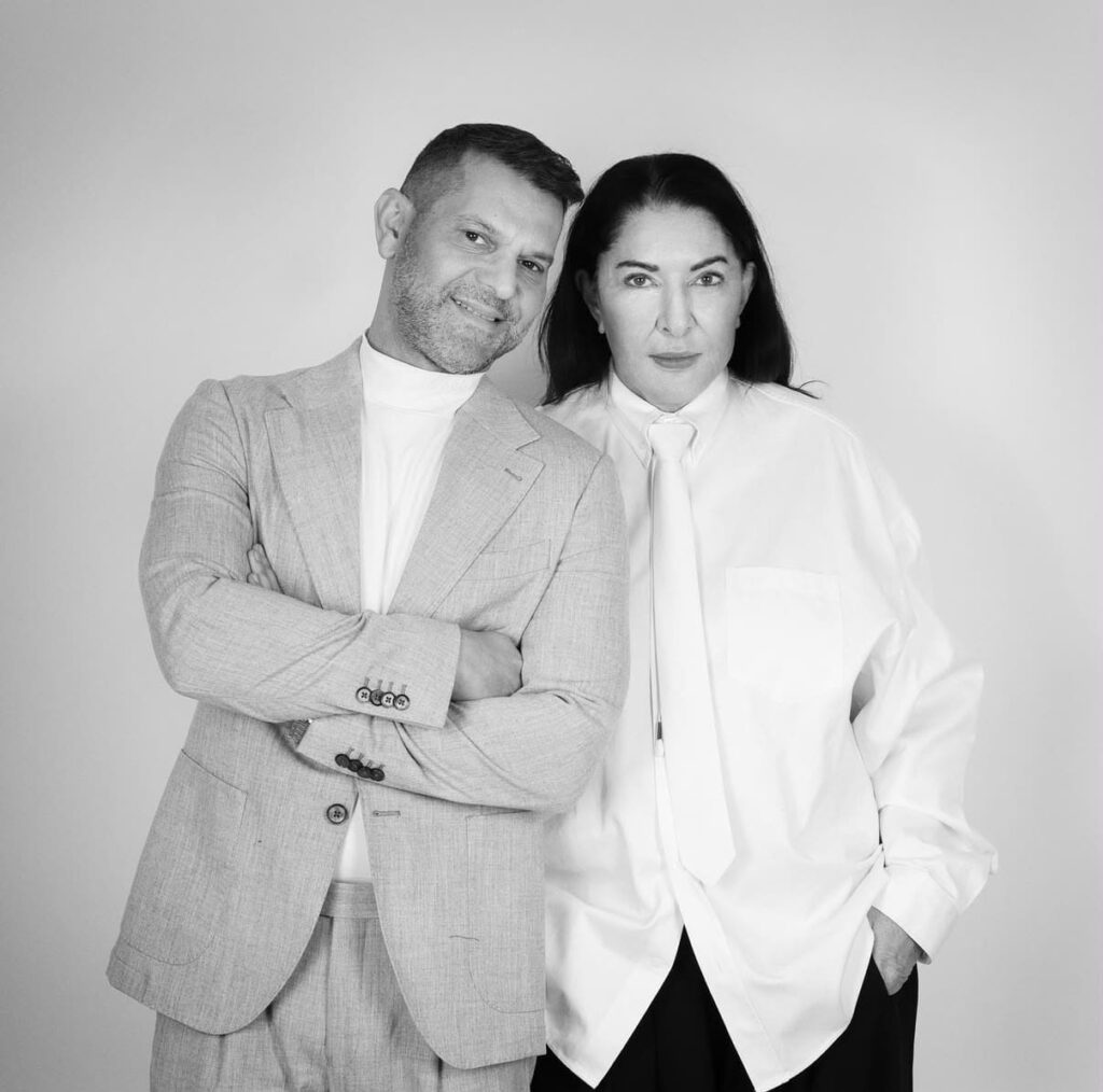 Shai Baitel and Marina Abramović
