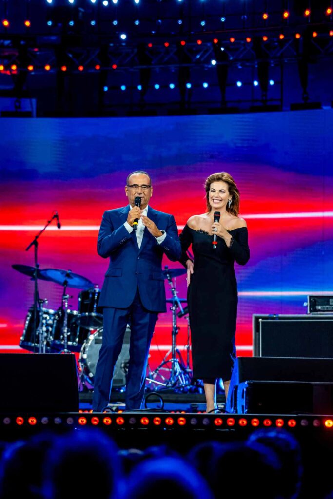 Carlo Conti e Vanessa Incontrada