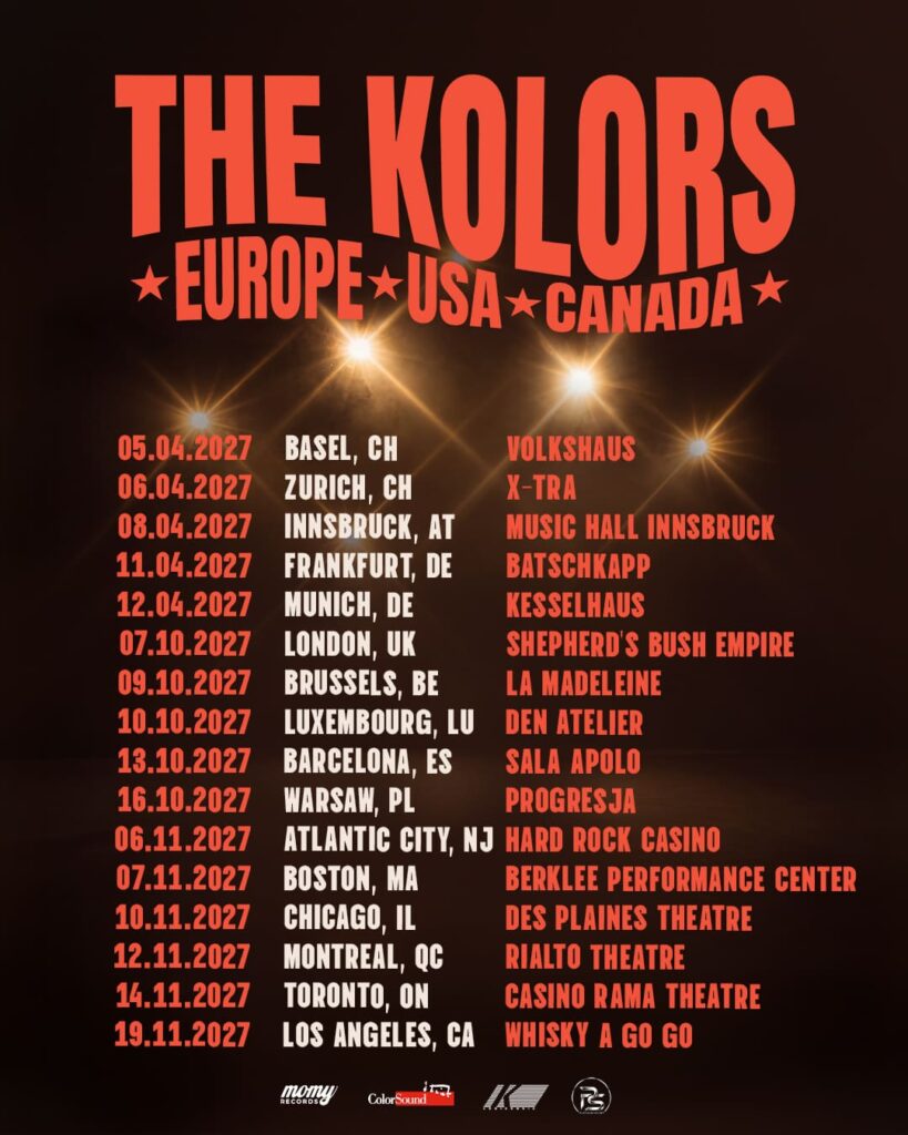 The Kolors tour internazionale 2027