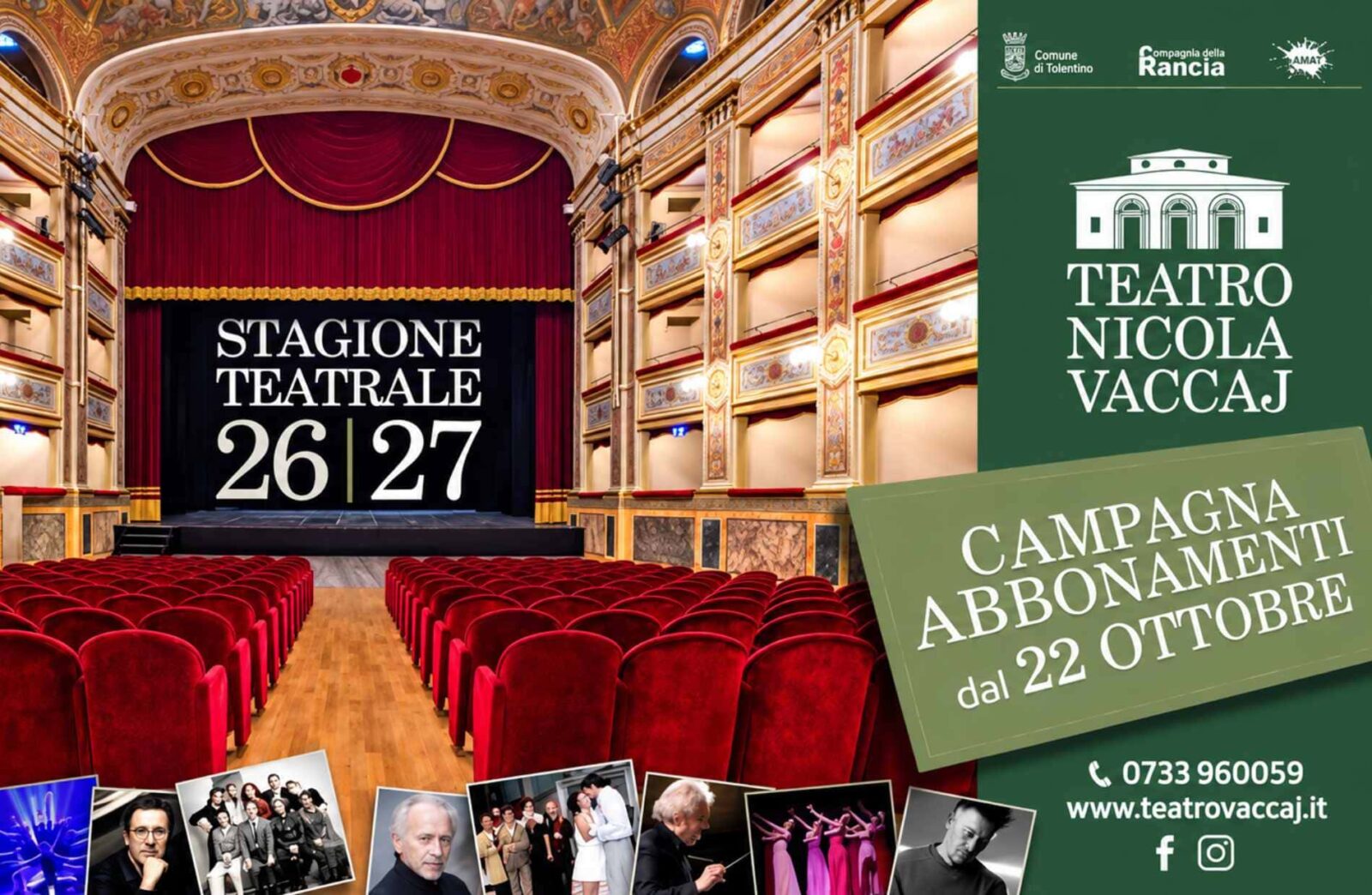 Teatro Vaccaj Tolentino stagione 2026_2027
